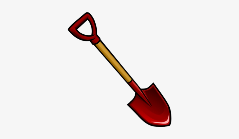 At The Bottom Of The The Hill, You Have To Ski Until - Clipart Shovel, transparent png download