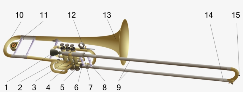 Trumpet Trombone Mix, transparent png download