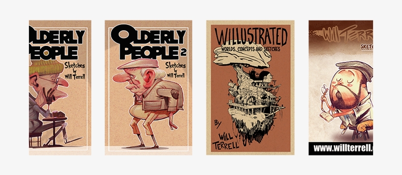 New Sketchbooks And Prints In The Store - Will Terrell, transparent png download