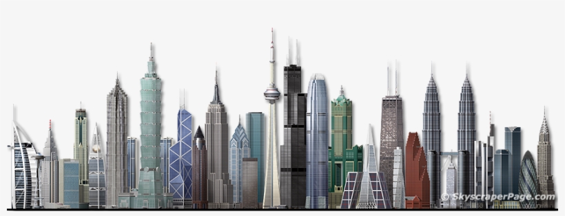 Building Png Clipart Background - Skyscrapers Png, transparent png download