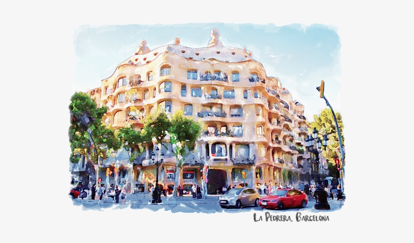 Bleed Area May Not Be Visible - Poster Of La Pedrera, transparent png download