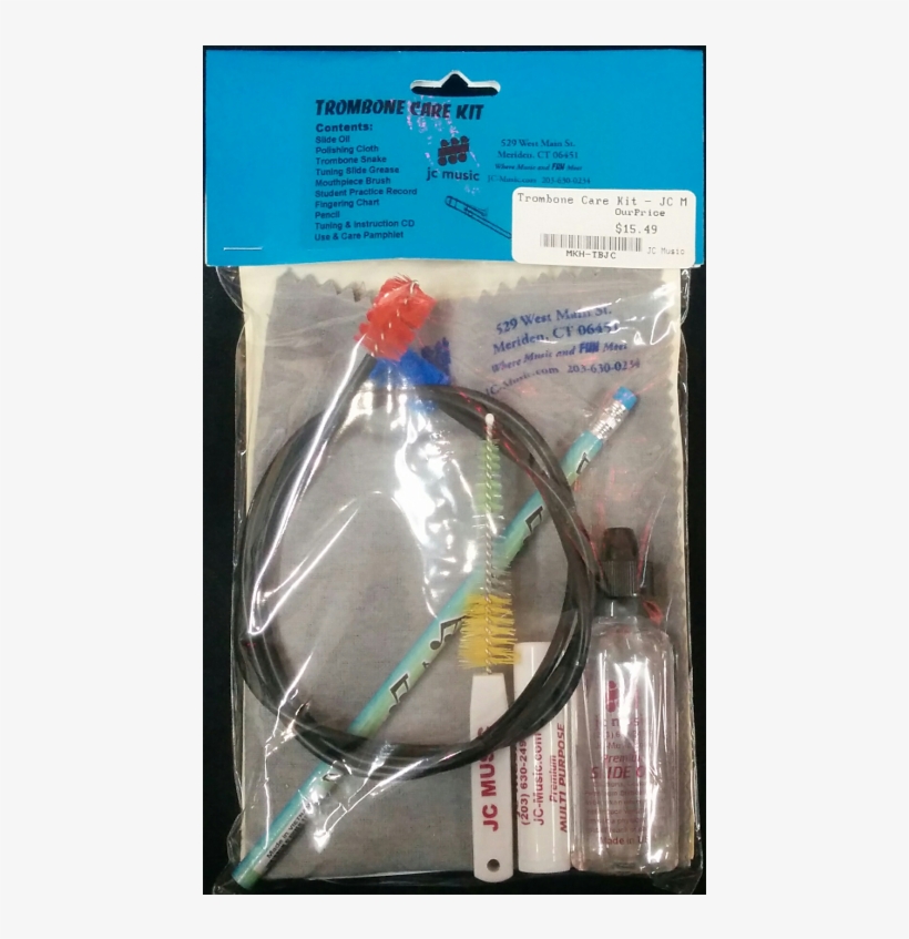 Trombone Care Kit - Serial Cable, transparent png download