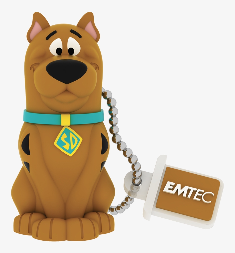 Scooby Doo Front Closed - Emtec Animals Scooby Doo 8gb Usb Flash Drive, transparent png download