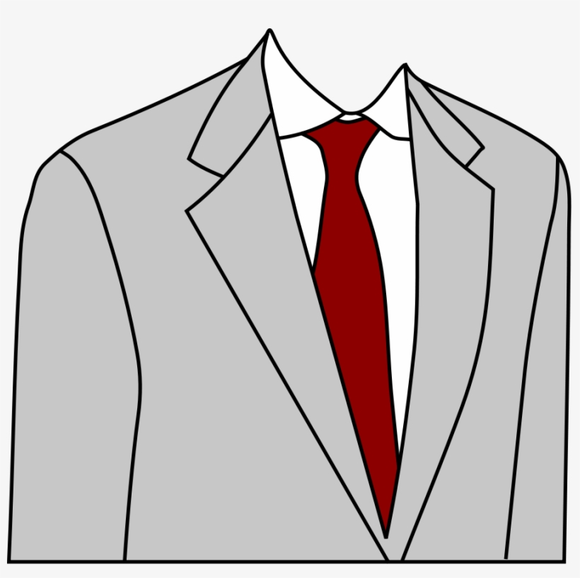 How To Set Use Light Grey Suit Svg Vector, transparent png download