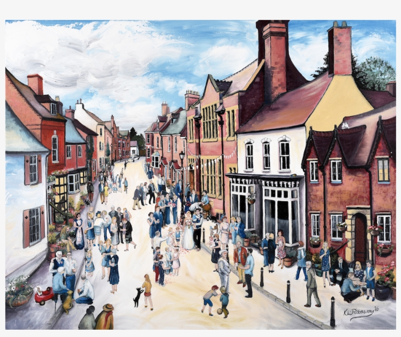 High Street Wedding Print - Wedding, transparent png download