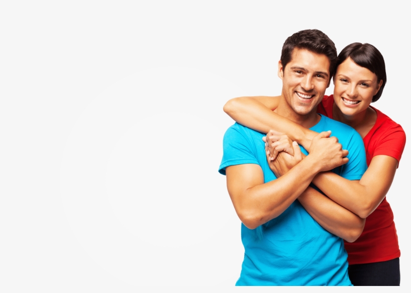 Young Couple Png - Happy Young Couple Png, transparent png download
