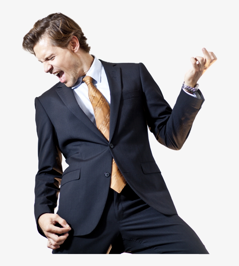 Sign Up Today - Happy Suit Man Transparent, transparent png download