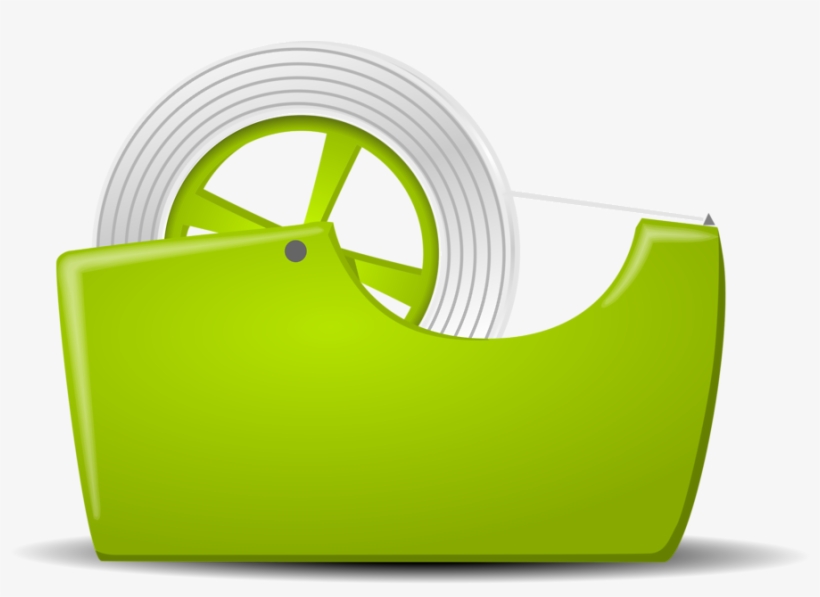 Clear Tape Clipart - Tape Dispenser Transparent Background, transparent png download