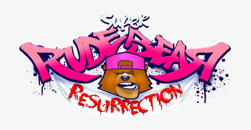 I Barely Played Super Meat Boy When It Was Offered - Super Rude Bear Resurrection Logo, transparent png download