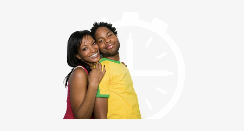African American Couple Png Vector - Happy Black Couple Png, transparent png download