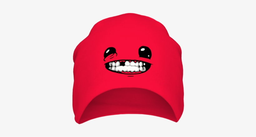 Шапка Super Meat Boy Цвет Красный - Blue Bird: Super Meat Boy Pc - Game, transparent png download
