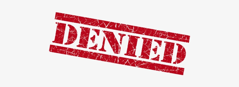Denied Stamp Png - Part Time, transparent png download