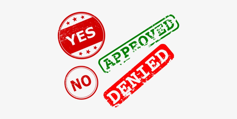 Denied Stamp Transparent - Bangladesh Thalassemia Samity Hospital Lottery 2015, transparent png download