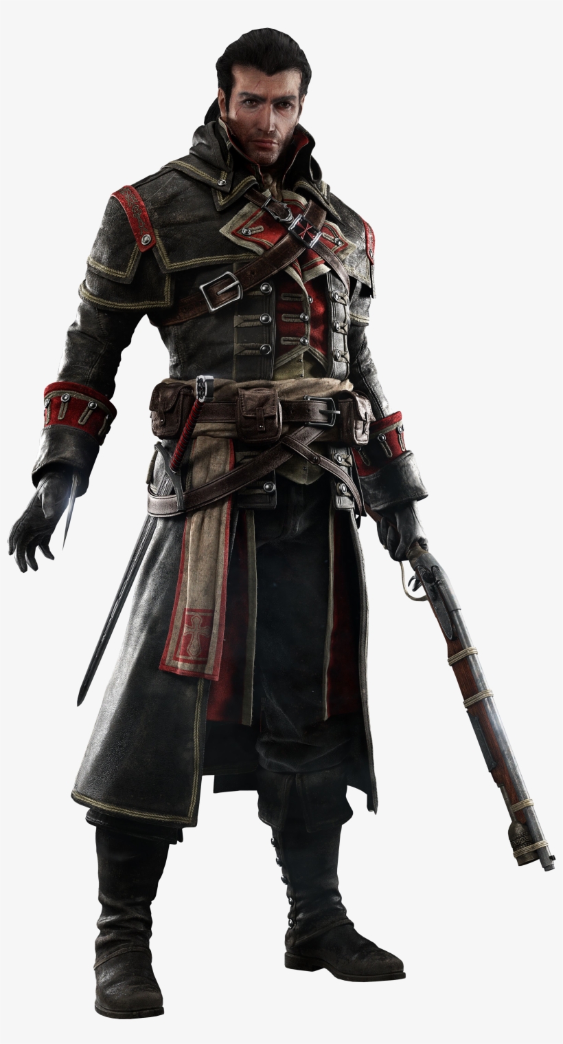 Acrg Shay Unhooded - Assassin's Creed Rogue Png, transparent png download