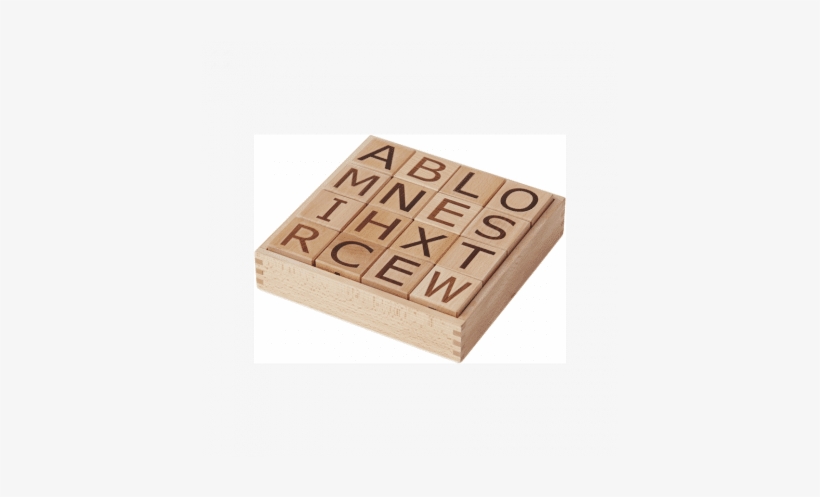 Kids Concept Wooden Building Abc Blocks - Cubos Con Letras Madera, transparent png download