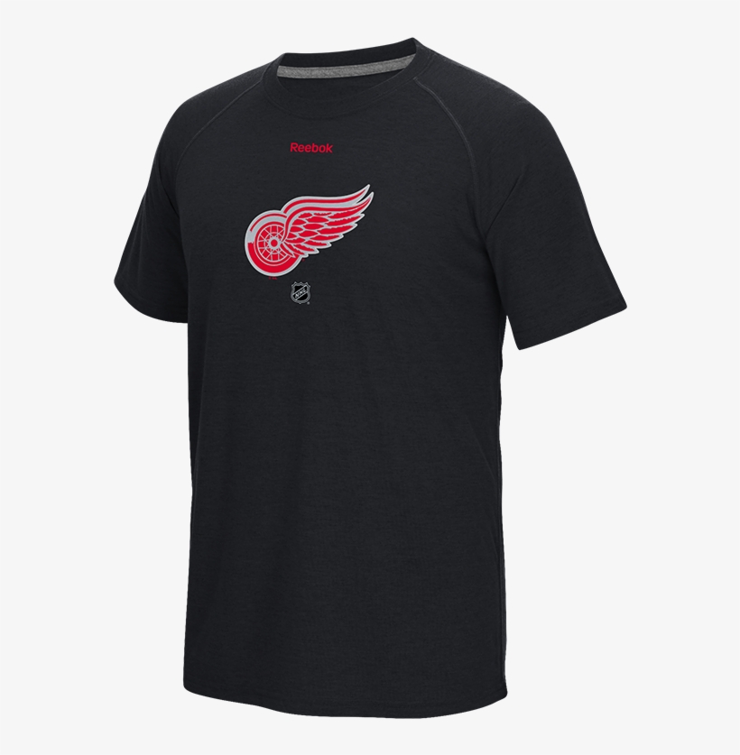 Reebok Detroit Red Wings Black Center Ice Tnt Logo - Polo Milan Puma, transparent png download