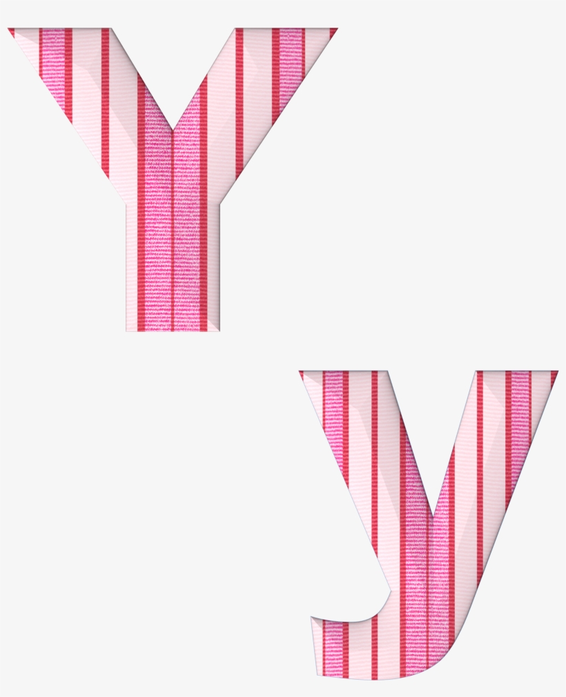 Abc Alphabet Y Fabric Stripes 732866 - Y Text, transparent png download