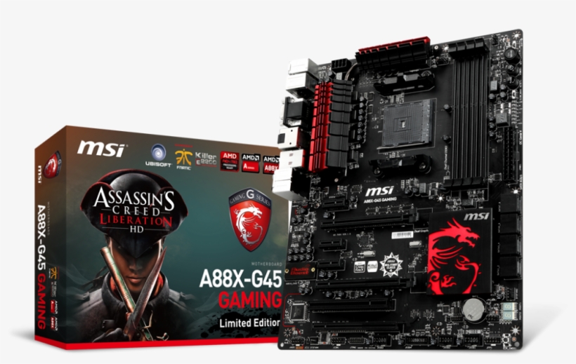 Amd A88x Motherboards A88x-g45 Gaming Assassin's Creed - Msi Z370 Gaming M5, transparent png download