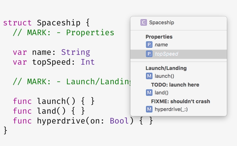 The Extra Dash Character In The Name Of Our Mark Gets - Xcode Mark Comment, transparent png download