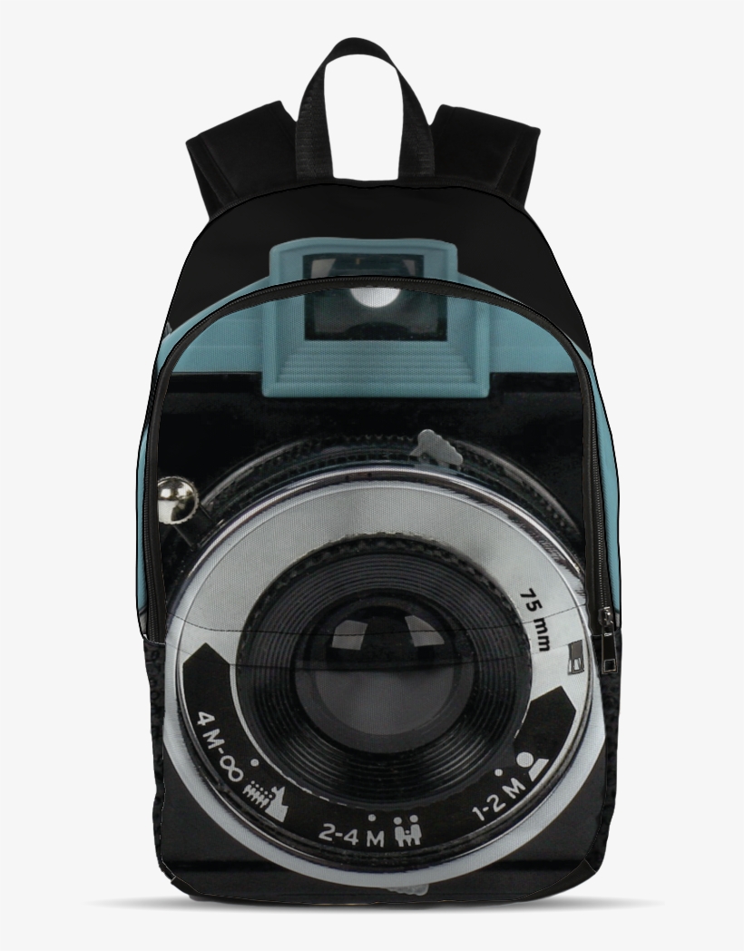 Vintage Camera - Lomography Diana F+ Black And Blue Medium Format Camera, transparent png download