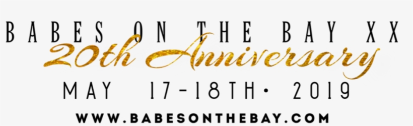 Babes 20th Anniversary - Calligraphy, transparent png download