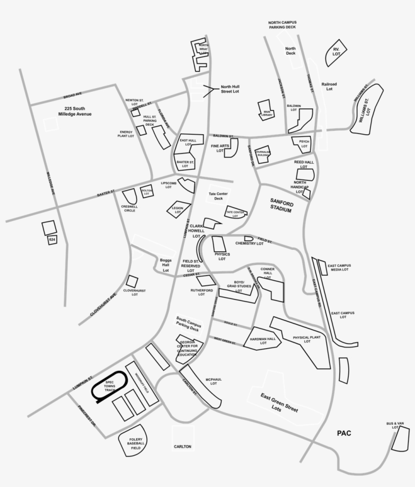 Sanford Stadium Parking, transparent png download