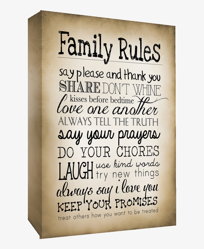 Canvas Quotes About Family, transparent png download