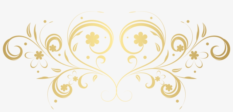 Floral Heart Png Clipart Library Library - Floral Heart Png, transparent png download