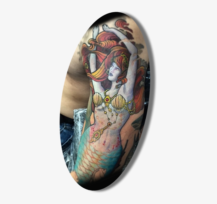 Japanese And Illustrative Artistic Work - Funhouse Tattoo, transparent png download