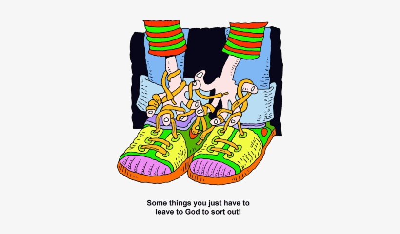 Clipart Shoes Tie Shoe - Tying Shoe Laces Clipart, transparent png download