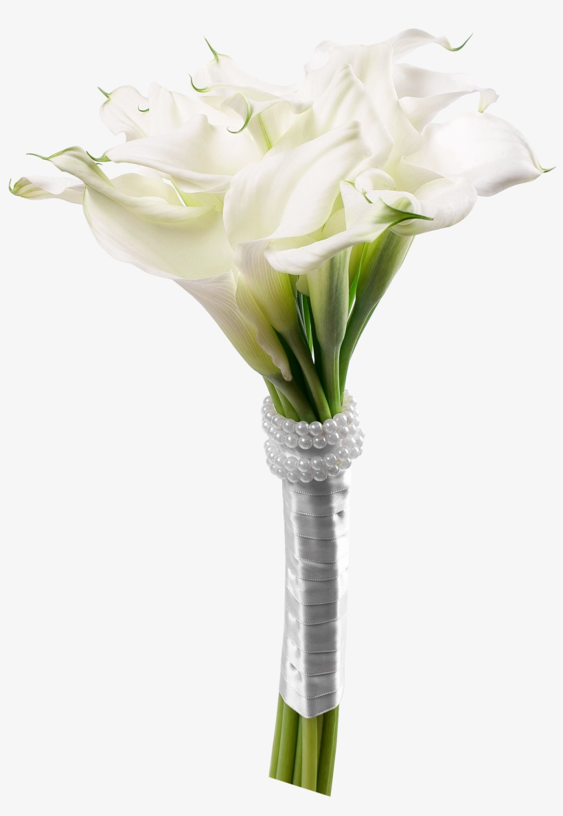 Calla Lily Bouquet Png Clip Art - Flower Bouquet, transparent png download