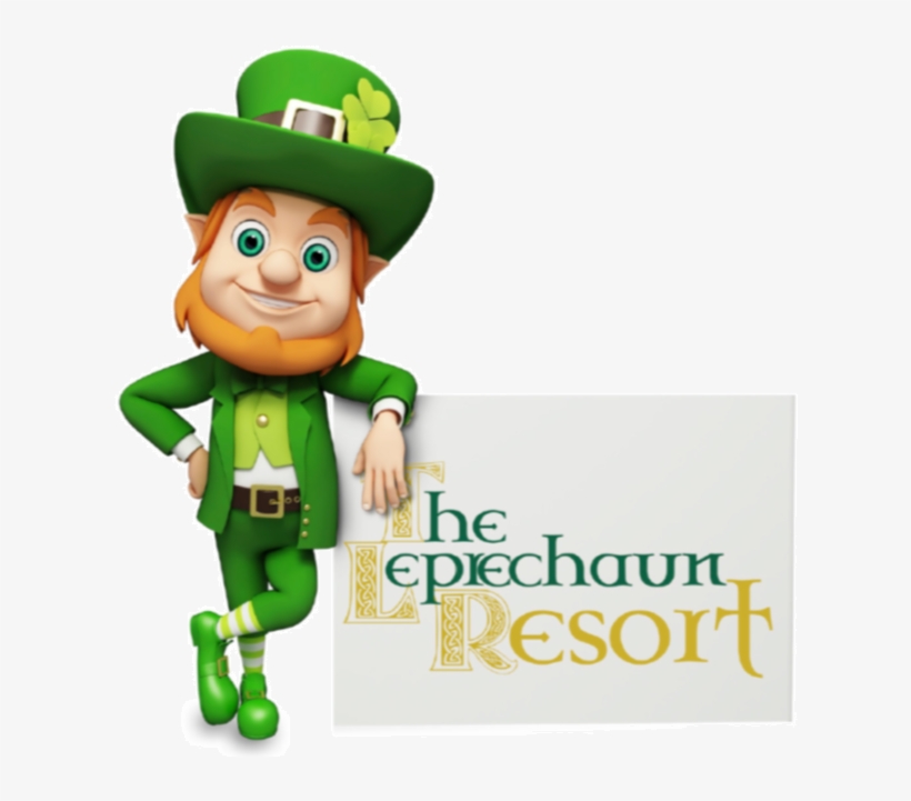 Leprechaun Holding Sign, transparent png download