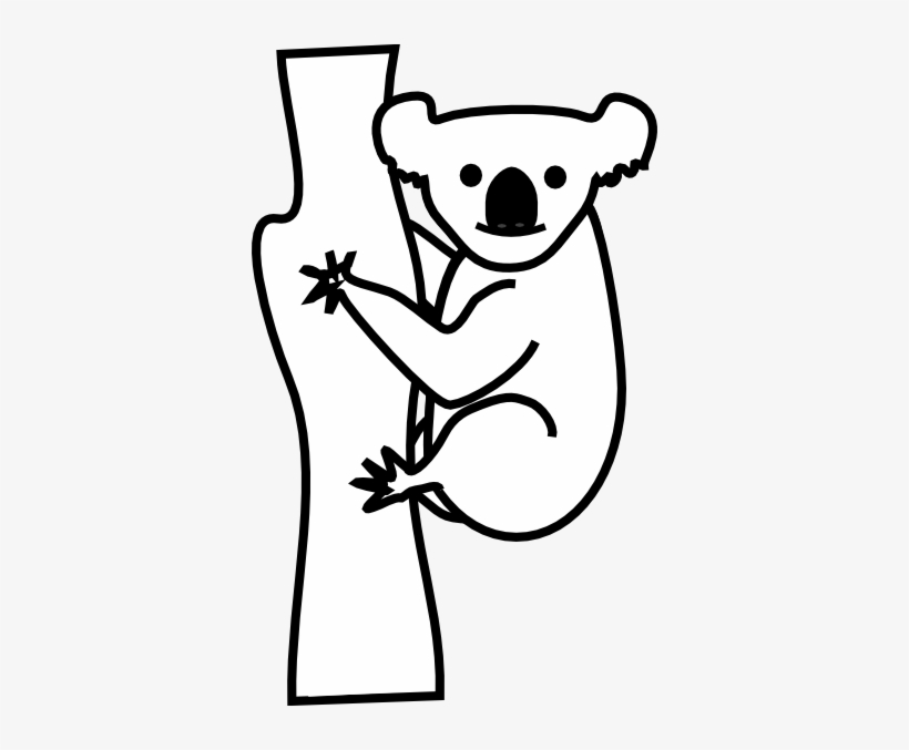How To Set Use Koala Outline Svg Vector, transparent png download