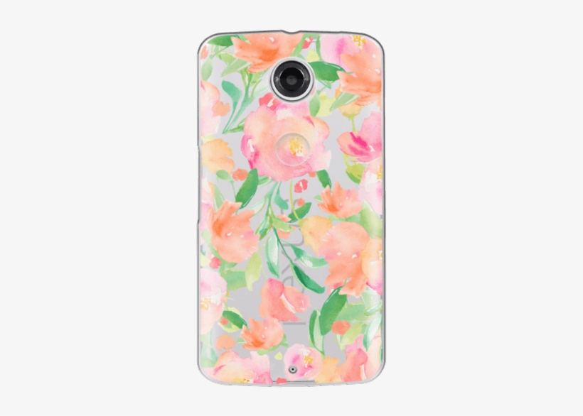 Cute Watercolor Flower Iphone Case - Hybrid Tea Rose, transparent png download