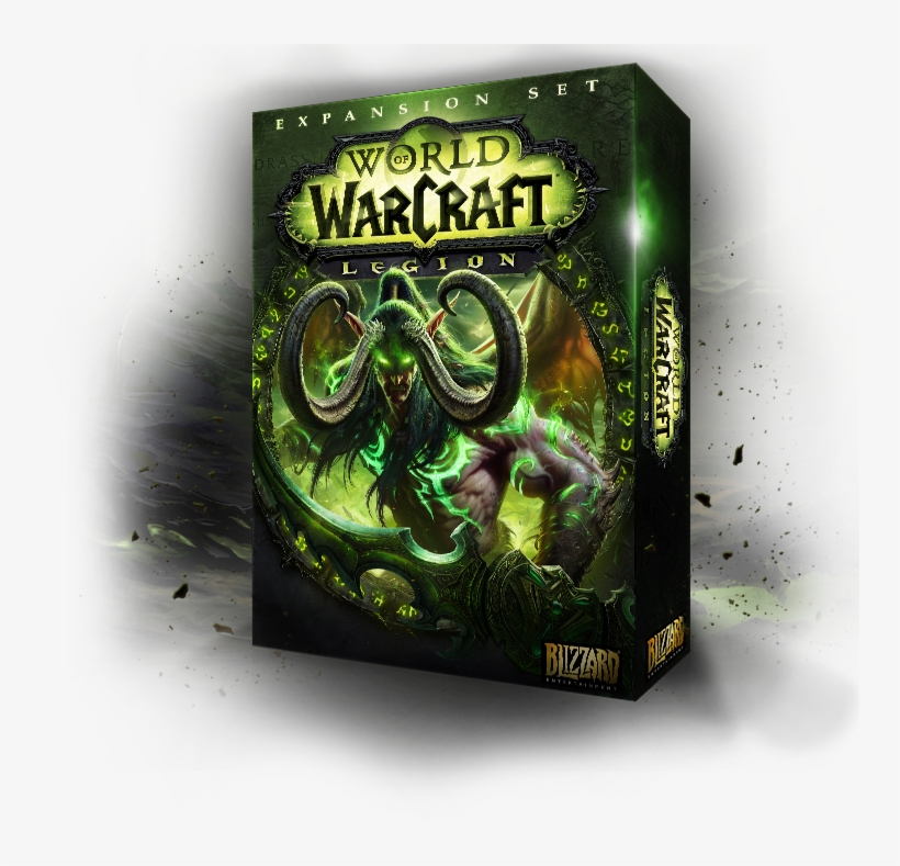 Legion Box Art - World Of Warcraft Legion Box, transparent png download