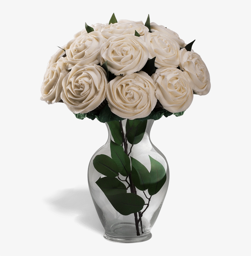 Evening Gown - Cupcake Bouquet In A Vase, transparent png download
