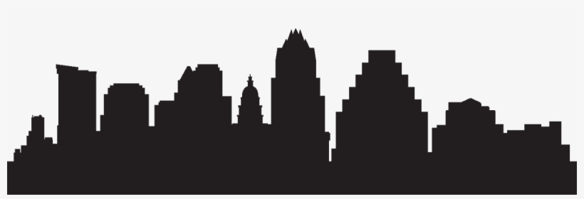 Contact - Austin Texas Skyline Vector, transparent png download