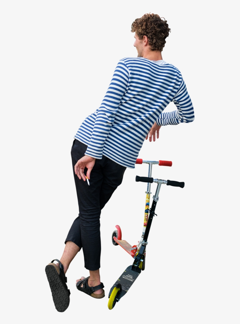 H Is Leaning Back Very Classy Onto A Stone Wall, Watching - Leaning Png, transparent png download