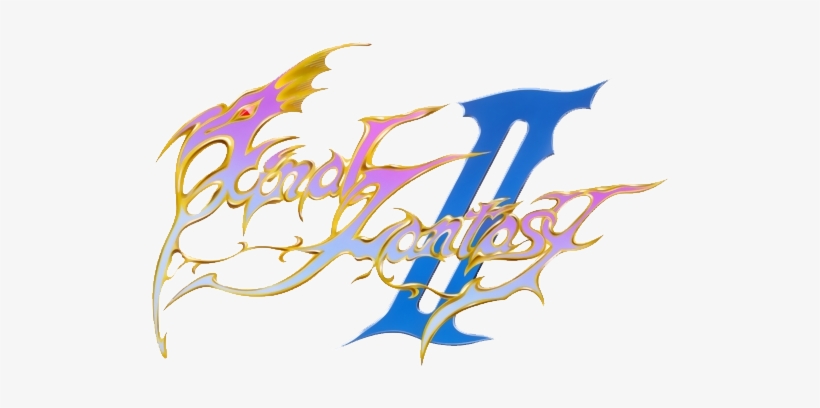 Ffii Japanese Logo - Final Fantasy Ii Back, transparent png download