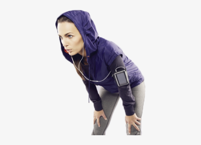 The Virtual Coach Cheers You Up To Keep You Motivated, - Run Girl Png, transparent png download
