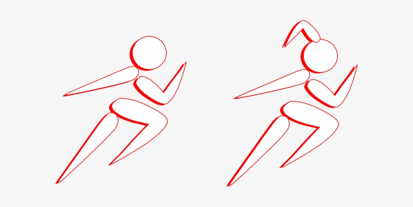 How To Set Use Boy And Girl Running Icon Png, transparent png download