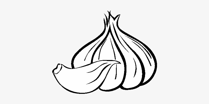Garlic Drawing Png - Ajo Dibujo Png, transparent png download