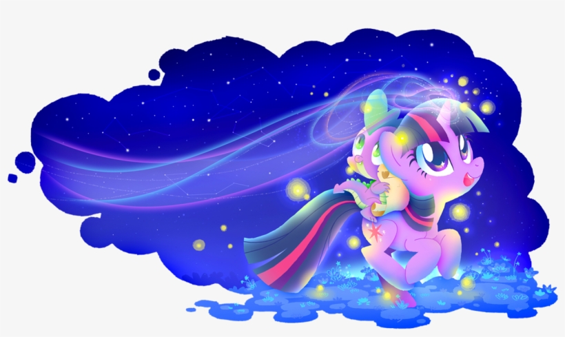 Rintau, Constellation, Magic, Magic Trail, Riding, - Twilight And Spike Art, transparent png download