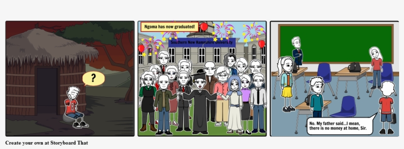 Ngoma, A Cool Kid - Cartoon, transparent png download