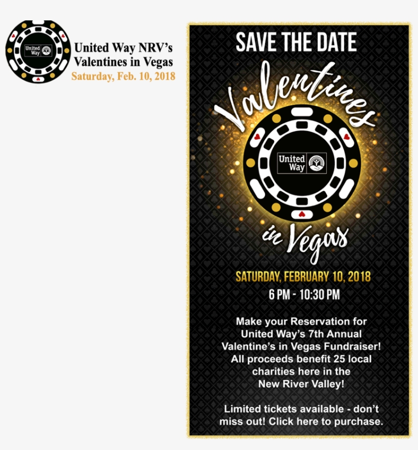 New River Valley, Va - Las Vegas Valentine's Day 2019, transparent png download