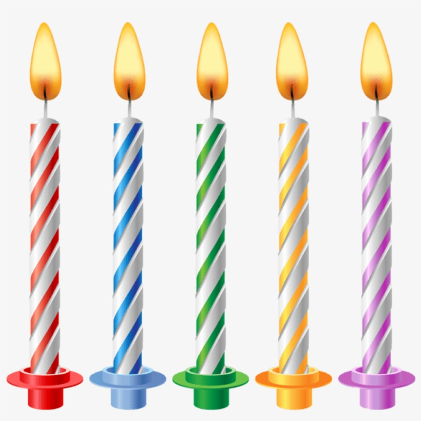 Free Png Download Birthday Candles Transparent Png - Birthday Candle Transparent, transparent png download