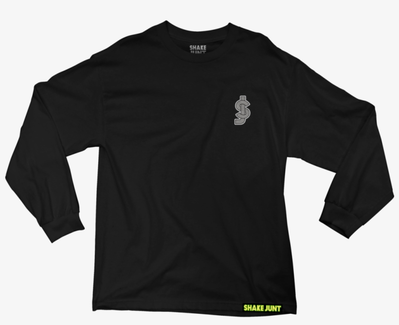 Sj Cool Blk L/s Tee - Sweater, transparent png download