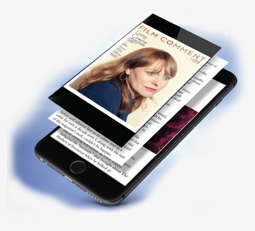 Use Our New App To Read Film Comment With Your Smartphone - Mobile Phone, transparent png download