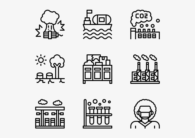 Pollution - Icon For Design, transparent png download