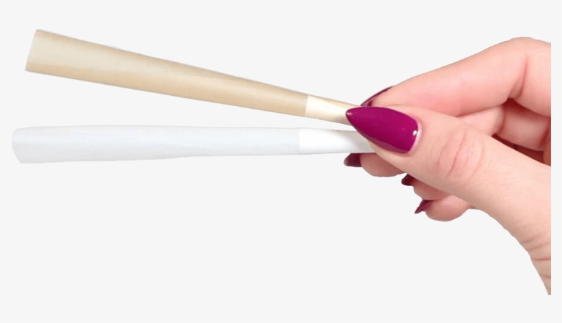 Pre-rolled Cones In Brown And White - Nail Polish, transparent png download